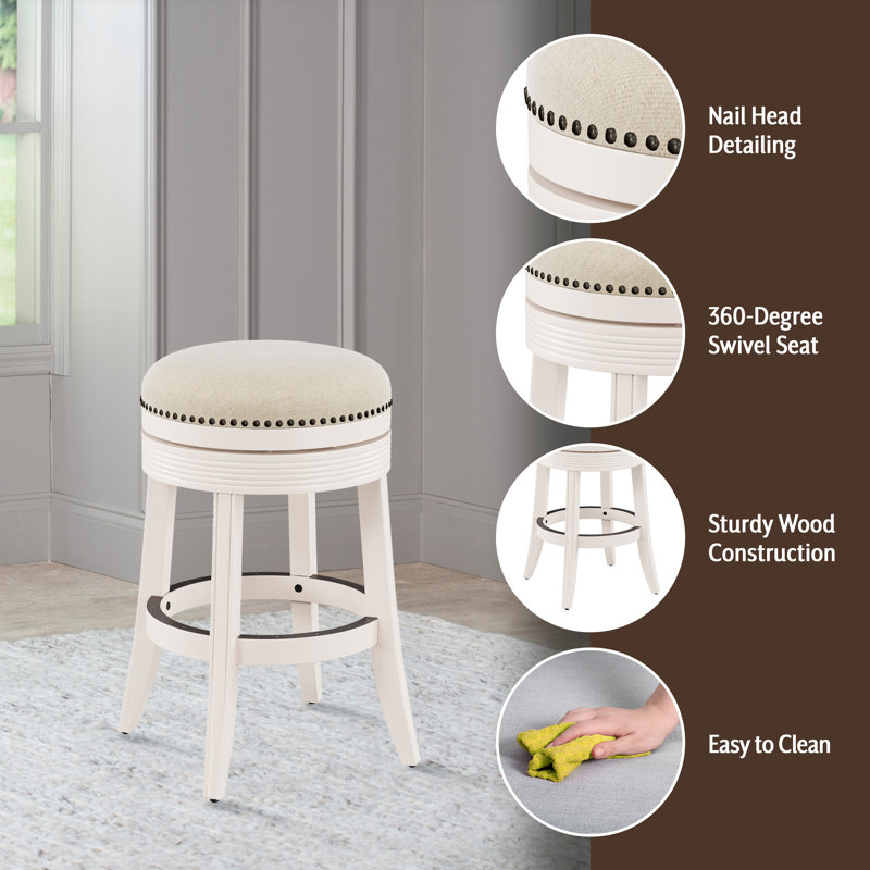 Darby Home Co Stolz Swivel Bar & Counter Stool & Reviews Wayfair